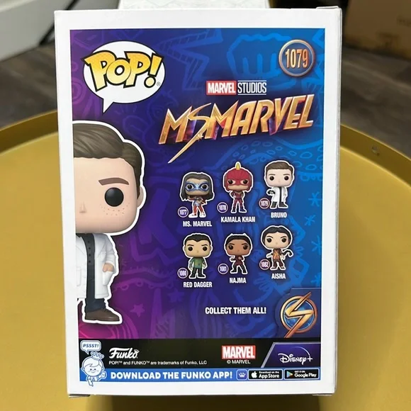 Funko Pop! Bruno Ms. Marvel Marvel Studios # 1079 - Picture 3 of 6
